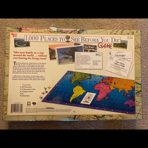 Board Game “1000 Places To See Before You Die” - Picture 2 of 2
